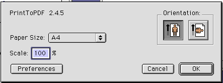 SheepShaver Mac OS 9 PrintTOPDF setting