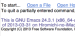 Emacs 24.3.1